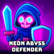 Neon Abyss Defender - Defense Waves game